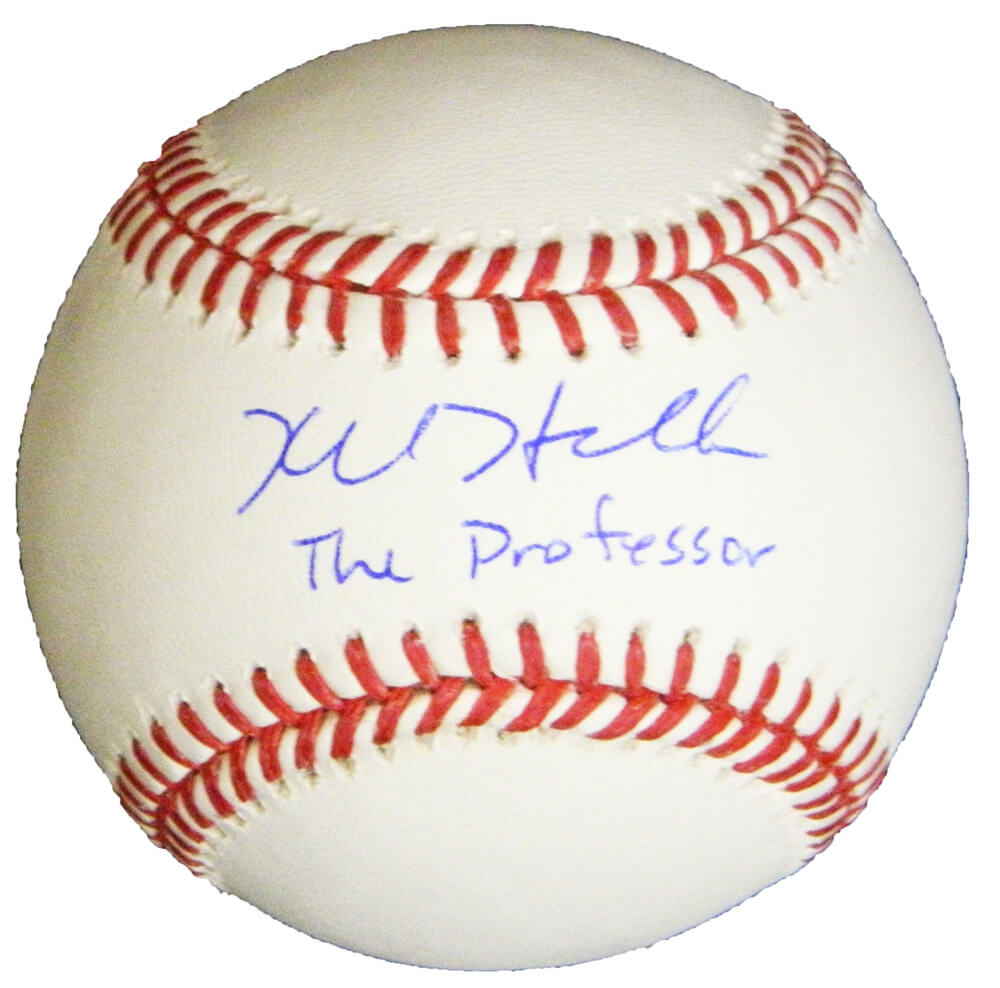 Kyle Hendricks Signed Rawlings Official MLB Baseball w/The Professor - HENBSB113 - Kyle Hendricks Signed Rawlings Official MLB Baseball w/The Professor product image