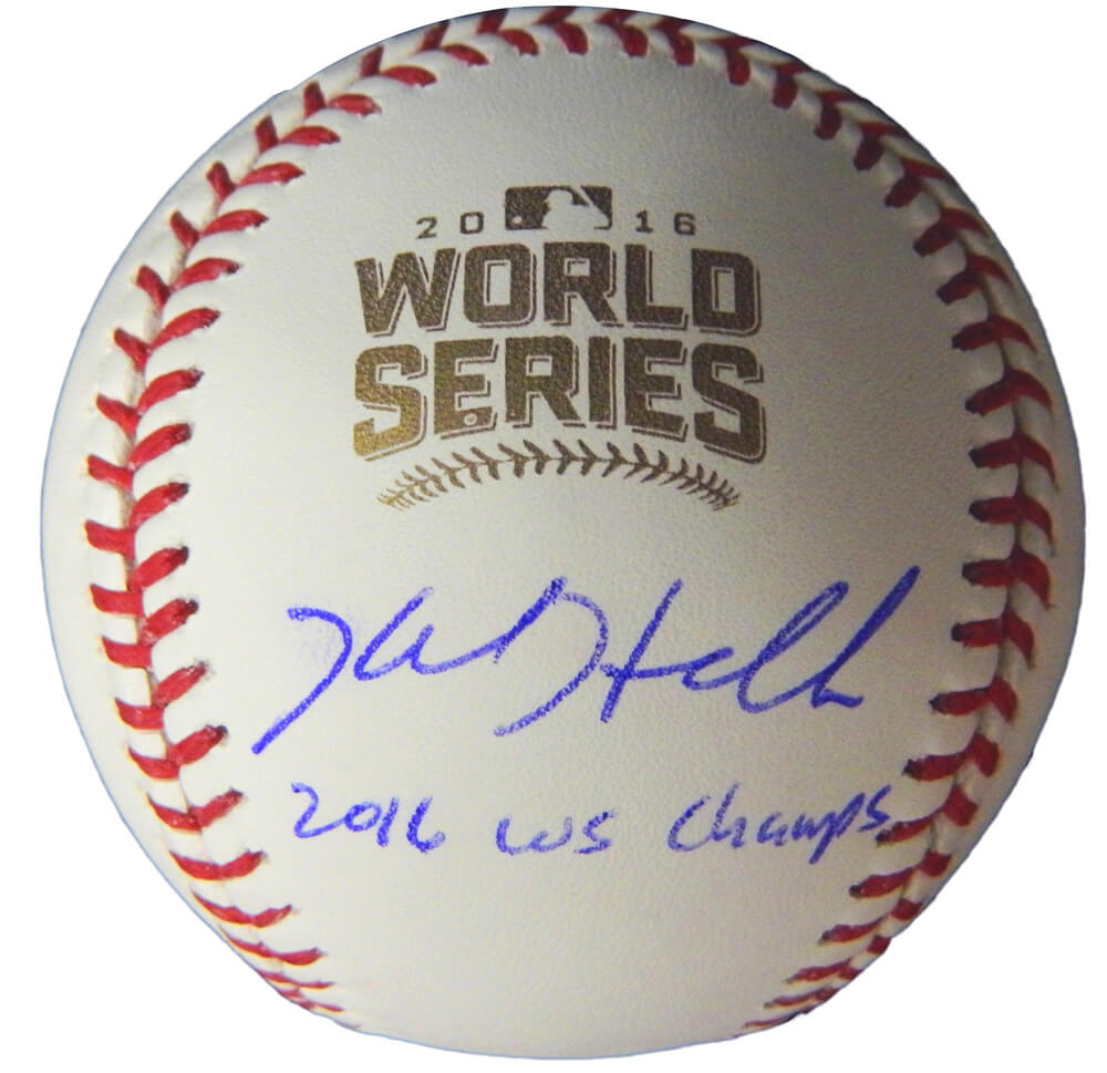 Kyle Hendricks Signed Rawlings Official 2016 World Series Baseball w/2016 WS Champs - HENBSB115 - Kyle Hendricks Signed Rawlings Official 2016 World Series Baseball w/2016 WS Champs product image