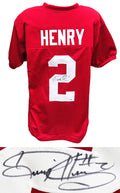 Derrick Henry Signed Red Custom Football Jersey (PSA/DNA) - HENJRY300 - Derrick Henry Signed Red Custom Football Jersey (PSA/DNA) product image