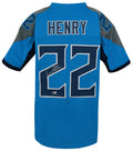 Derrick Henry Signed Light Blue Custom Football Jersey - (Beckett) - HENJRY302 - Derrick Henry Signed Light Blue Custom Football Jersey - (Beckett) product image