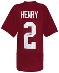 Derrick Henry Signed Maroon Custom College Football Jersey - (Beckett) - HENJRY303 - Derrick Henry Signed Maroon Custom College Football Jersey - (Beckett) product image