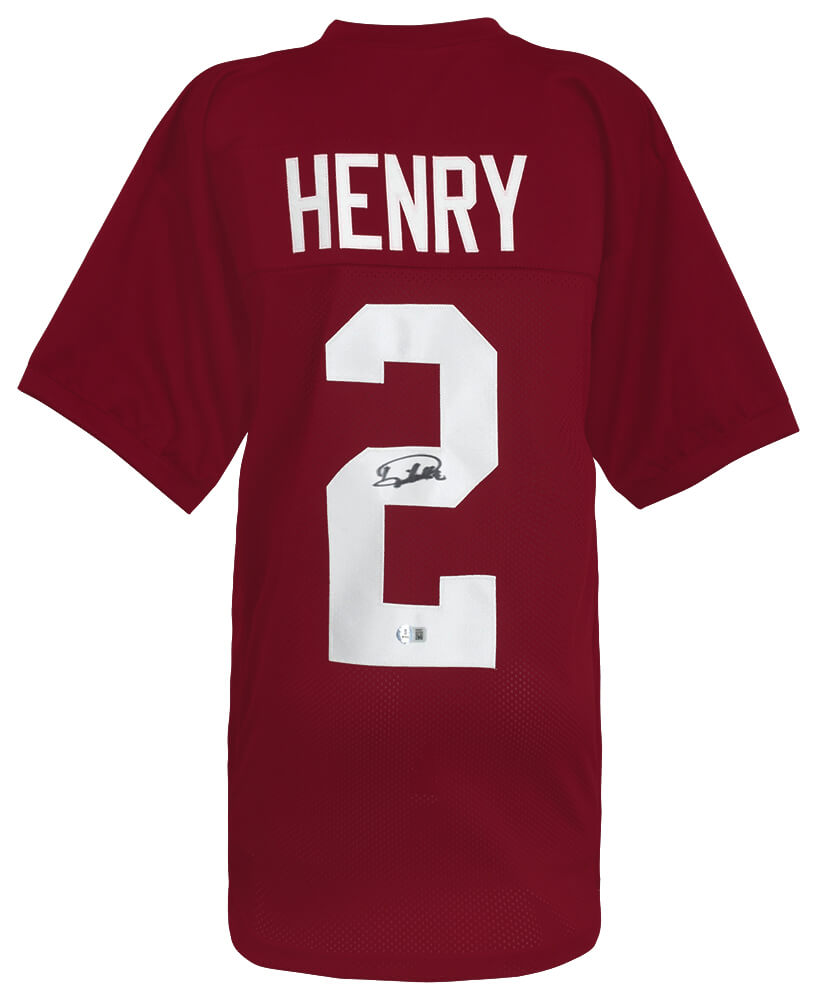 Derrick Henry Signed Maroon Custom College Football Jersey - (Beckett) - HENJRY303 - Derrick Henry Signed Maroon Custom College Football Jersey - (Beckett) product image