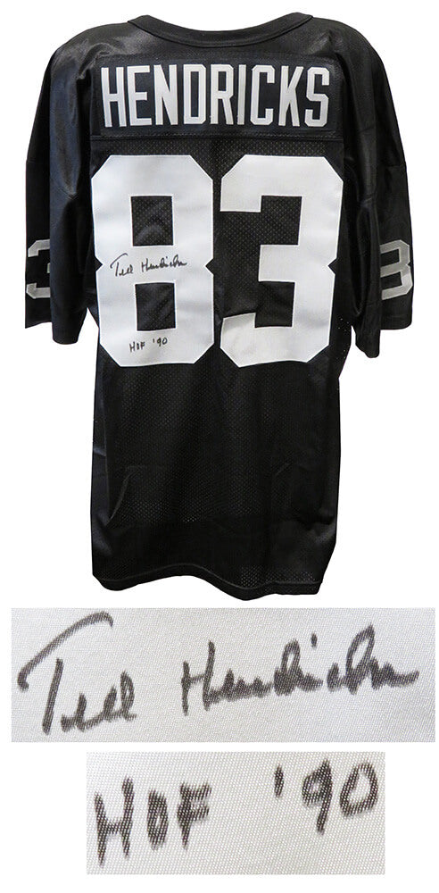 Ted Hendricks Signed Black Wilson Football Jersey w/HOF'90 - HENJRY310 - Ted Hendricks Signed Black Wilson Football Jersey w/HOF'90 product image