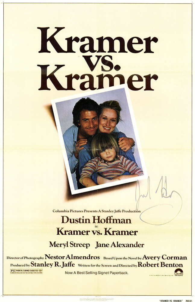 Justin Henry Signed Kramer vs Kramer 11x17 Movie Poster (In Silver Ink) - HENPST503 - Justin Henry Signed Kramer vs Kramer 11x17 Movie Poster (In Silver Ink) product image