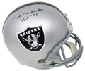 Ted Hendricks Signed Raiders Riddell Full Size Replica Helmet - HENREP300 - Ted Hendricks Signed Raiders Riddell Full Size Replica Helmet product image