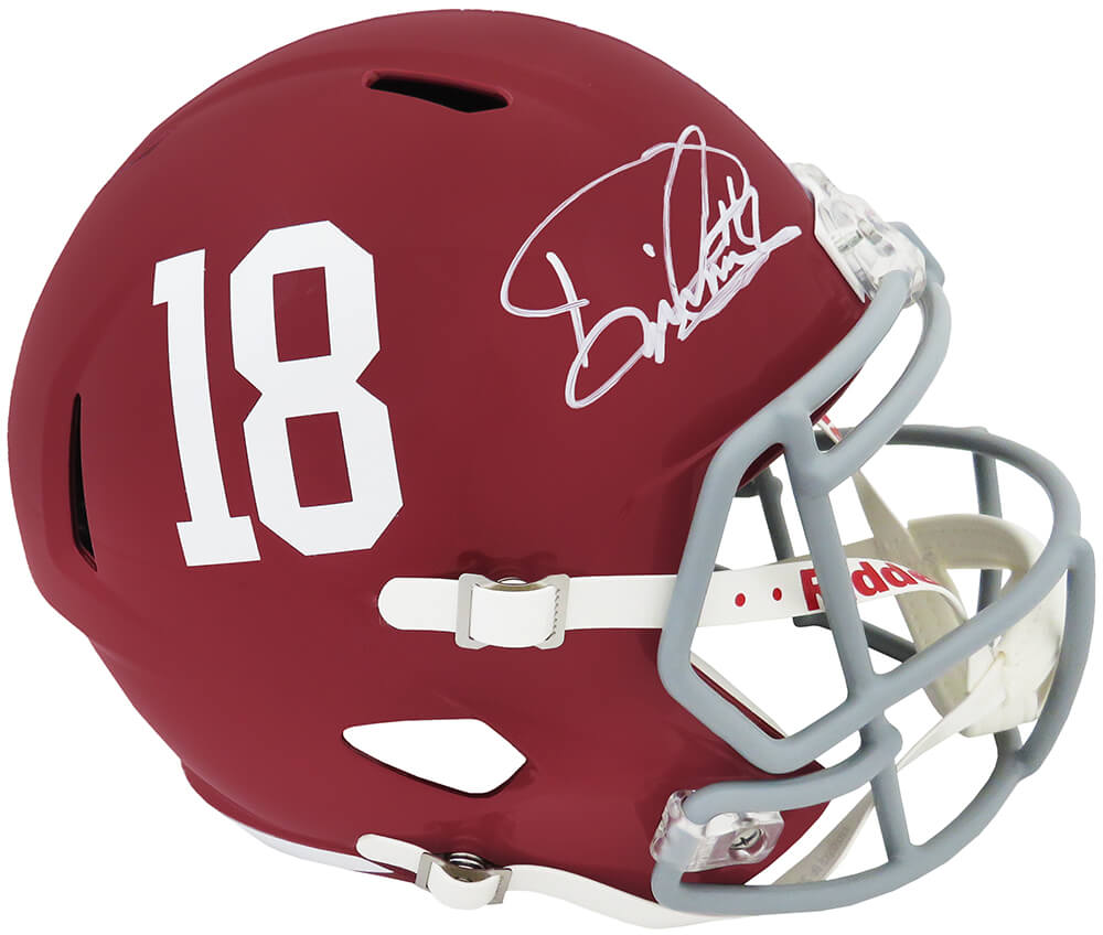 Derrick Henry Signed Alabama Crimson Tide Riddell Full Size Speed Replica Helmet (Beckett) - HENREP313 - Derrick Henry Signed Alabama Crimson Tide Riddell Full Size Speed Replica Helmet (Beckett) product image