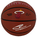 Tyler Herro Signed Miami Heat Logo Wilson NBA Basketball - HERBSK202 - Tyler Herro Signed Miami Heat Logo Wilson NBA Basketball product image