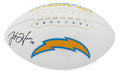 Justin Herbert Signed Los Angeles Chargers Jarden White Logo Football - (Fanatics) - HERFTB301 - Justin Herbert Signed Los Angeles Chargers Jarden White Logo Football - (Fanatics) product image