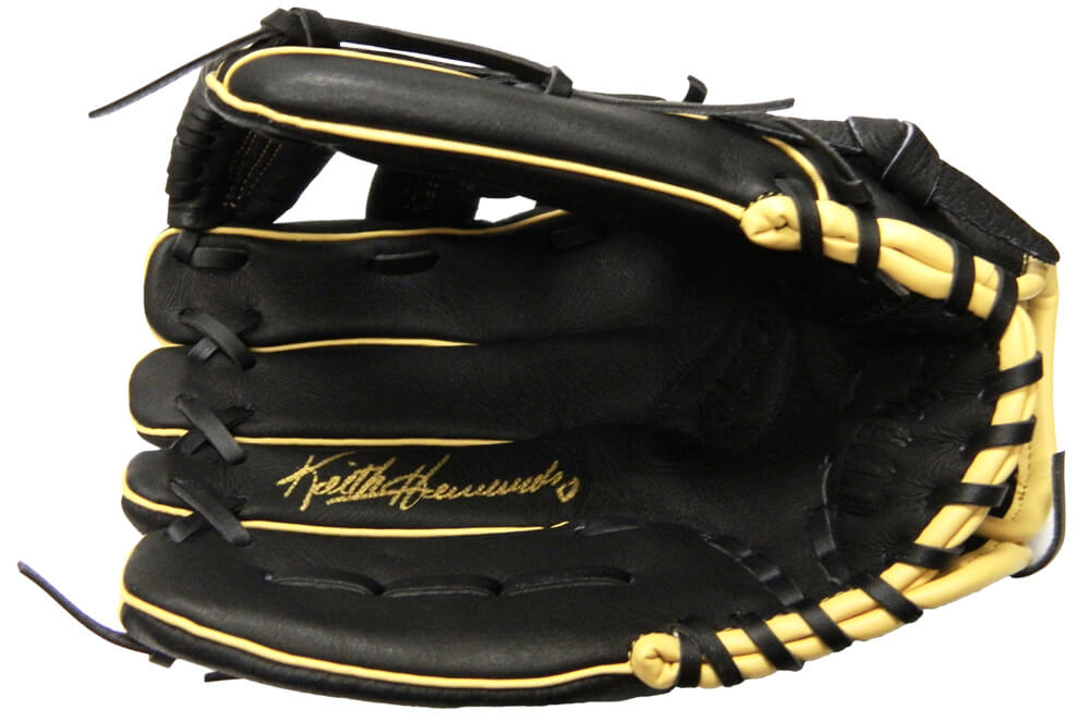 Keith Hernandez Signed Wilson Black Lefty Fielders Baseball Glove - HERGLV100 - Keith Hernandez Signed Wilson Black Lefty Fielders Baseball Glove product image