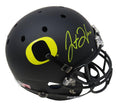 Justin Herbert Signed Oregon Ducks Black Schutt Full Size Replica Helmet (Beckett) - HERREP302 - Justin Herbert Signed Oregon Ducks Black Schutt Full Size Replica Helmet (Beckett) product image
