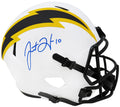 Justin Herbert Signed Los Angeles Chargers Lunar Eclipse Riddell Full Size Speed Replica Helmet (Beckett) - HERREP304 - Justin Herbert Signed Los Angeles Chargers Lunar Eclipse Riddell Full Size Speed Replica Helmet (Beckett) product image