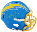 Justin Herbert Signed Los Angeles Chargers FLASH Riddell Full Size Speed Replica Helmet (Beckett) - HERREP306 - Justin Herbert Signed Los Angeles Chargers FLASH Riddell Full Size Speed Replica Helmet (Beckett) product image