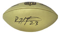 Devin Hester Signed Wilson Duke Gold Metallic NFL Full Size Replica Football - HESFTB303 - Devin Hester Signed Wilson Duke Gold Metallic NFL Full Size Replica Football product image