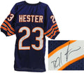 Devin Hester Signed Navy Custom Jersey - HESJRY300 - Devin Hester Signed Navy Custom Jersey product image