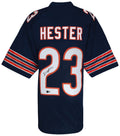 Devin Hester Signed Navy Custom Football Jersey - (Beckett) - HESJRY302 - Devin Hester Signed Navy Custom Football Jersey - (Beckett) product image