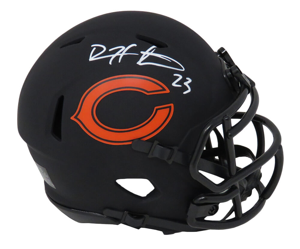 Devin Hester Signed Chicago Bears Eclipse Black Matte Riddell Speed Mini Helmet - HESMIN301 - Devin Hester Signed Chicago Bears Eclipse Black Matte Riddell Speed Mini Helmet product image