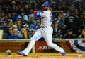 Jason Heyward Signed Chicago Cubs 2016 World Series Swinging Action 16x20 Photo - HEY16P100 - Jason Heyward Signed Chicago Cubs 2016 World Series Swinging Action 16x20 Photo product image
