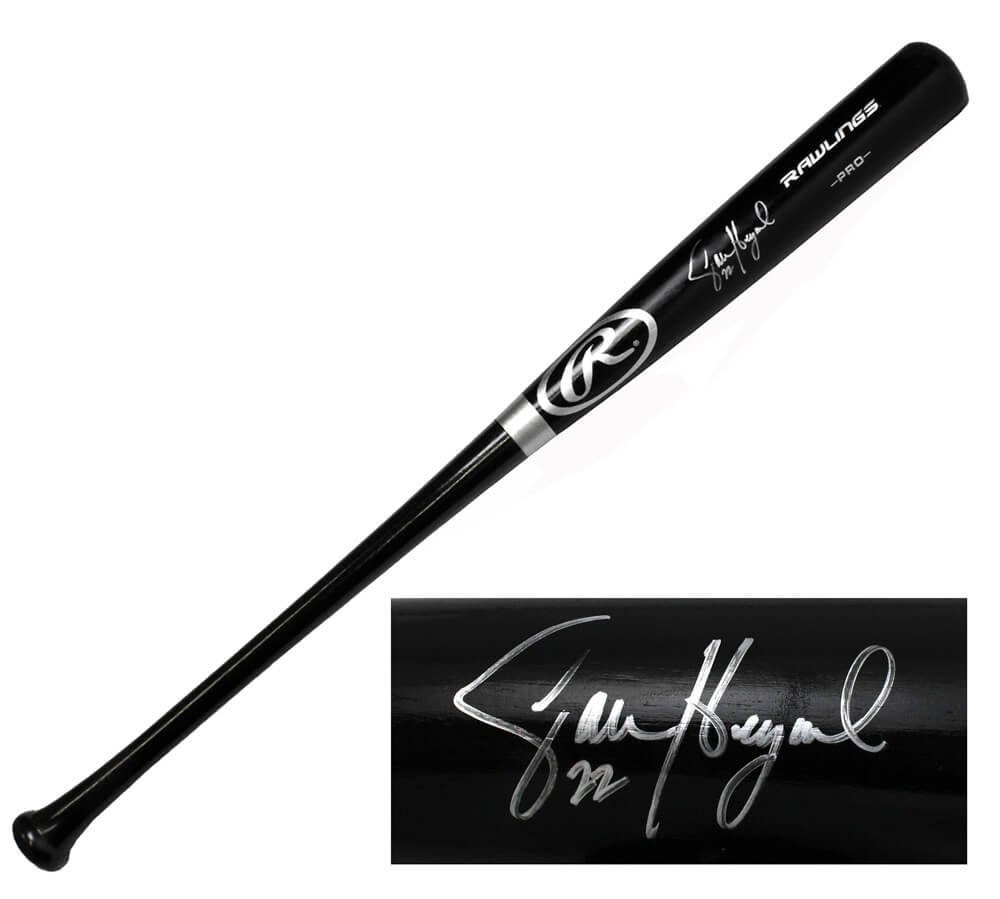 Jason Heyward Signed Rawlings Pro Black Baseball Bat - HEYBAT101 - Jason Heyward Signed Rawlings Pro Black Baseball Bat product image