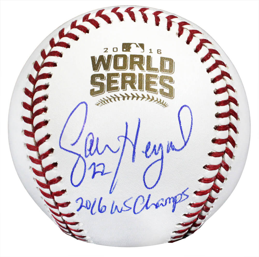 Jason Heyward Signed Rawlings Official 2016 World Series Baseball w/2016 WS Champs - HEYBSB102 - Jason Heyward Signed Rawlings Official 2016 World Series Baseball w/2016 WS Champs product image