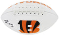 Tee Higgins Signed Cincinnati Bengals Wilson White Logo Football - HIGFTB300 - Tee Higgins Signed Cincinnati Bengals Wilson White Logo Football product image