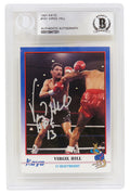 Virgil Hill Signed 1991 Kayo Boxing Trading Card #101 w/HOF'13 - (Beckett Encapsulated) - HILCAR501 - Virgil Hill Signed 1991 Kayo Boxing Trading Card #101 w/HOF'13 - (Beckett Encapsulated) product image