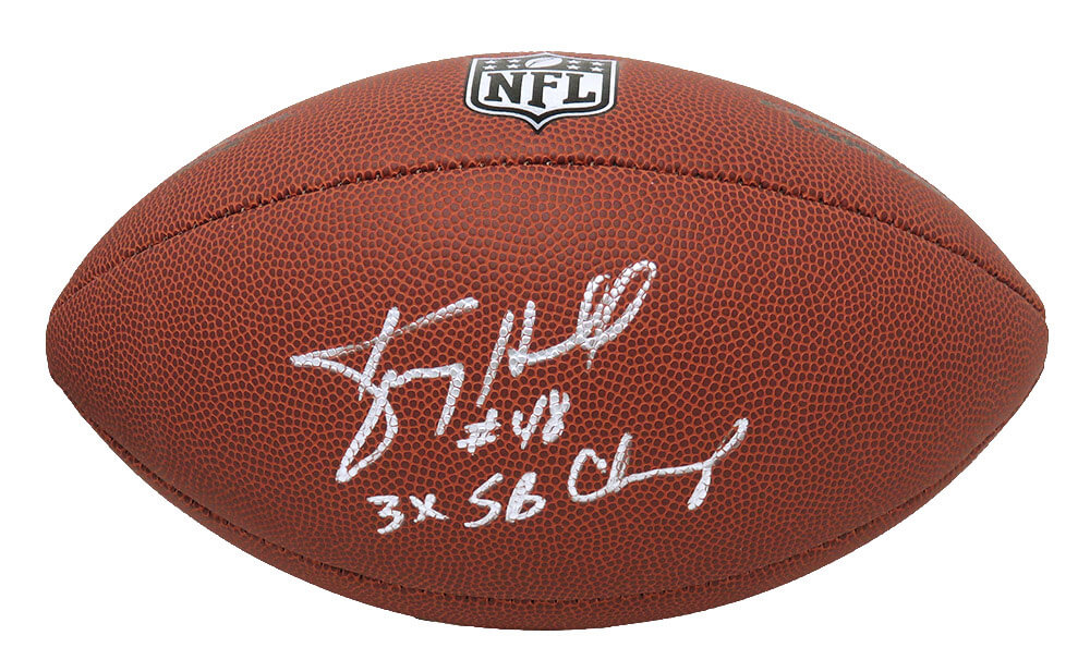 Kenny Hill Signed Wilson Limited Full Size NFL Football w/3x SB Champs - HILFTB330 - Kenny Hill Signed Wilson Limited Full Size NFL Football w/3x SB Champs product image