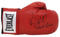 Virgil Hill Signed Everlast Red Boxing Glove w/Quicksilver - HILGLV500 - Virgil Hill Signed Everlast Red Boxing Glove w/Quicksilver product image