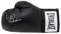 Virgil Hill Signed Everlast Black Boxing Glove w/Quicksilver - HILGLV503 - Virgil Hill Signed Everlast Black Boxing Glove w/Quicksilver product image