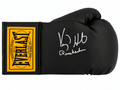 Virgil Hill Signed Everlast Black Full Size Boxing Glove w/Quicksilver - HILGLV509 - Virgil Hill Signed Everlast Black Full Size Boxing Glove w/Quicksilver product image