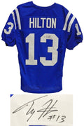 T.Y. (TY) Hilton Signed Blue Custom Jersey - HILJRY300 - T.Y. (TY) Hilton Signed Blue Custom Jersey product image
