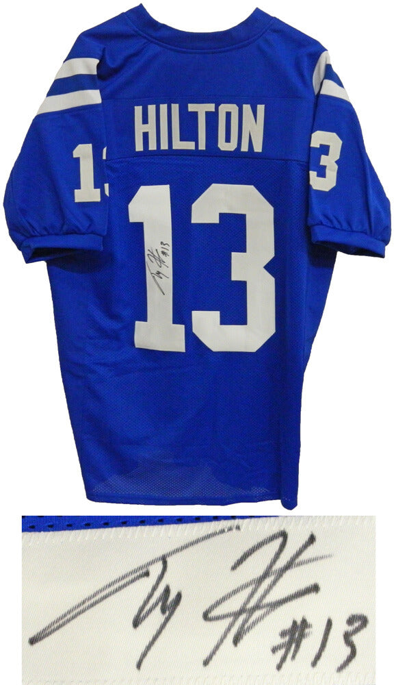 T.Y. (TY) Hilton Signed Blue Custom Football Jersey - HILJRY301 - T.Y. (TY) Hilton Signed Blue Custom Football Jersey product image