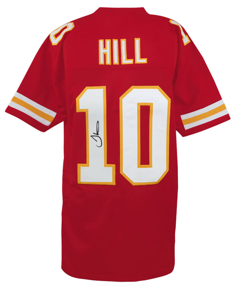 Tyreek Hill Signed Red Custom Jersey - HILJRY324 - Tyreek Hill Signed Red Custom Jersey product image