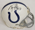 T.Y. (TY) Hilton Signed Colts Riddell Replica Mini Helmet - HILMIN300 - T.Y. (TY) Hilton Signed Colts Riddell Replica Mini Helmet product image