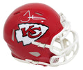 Tyreek Hill Signed Kansas  City Chiefs Riddell Speed Mini Helmet - HILMIN320 - Tyreek Hill Signed Kansas City Chiefs Riddell Speed Mini Helmet product image