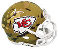 Tyreek Hill Signed Kansas  City Chiefs CAMO Riddell Speed Mini Helmet - HILMIN324 - Tyreek Hill Signed Kansas City Chiefs CAMO Riddell Speed Mini Helmet product image