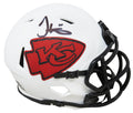 Tyreek Hill Signed Kansas City Chiefs Lunar Eclipse White Matte Riddell Speed Mini Helmet - HILMIN325 - Tyreek Hill Signed Kansas City Chiefs Lunar Eclipse White Matte Riddell Speed Mini Helmet product image