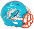 Tyreek Hill Signed Miami Dolphins FLASH Riddell Speed Mini Helmet (White Ink) - HILMIN338 - Tyreek Hill Signed Miami Dolphins FLASH Riddell Speed Mini Helmet (White Ink) product image