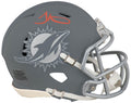Tyreek Hill Signed Miami Dolphins SLATE Riddell Speed Mini Helmet - HILMIN339 - Tyreek Hill Signed Miami Dolphins SLATE Riddell Speed Mini Helmet product image
