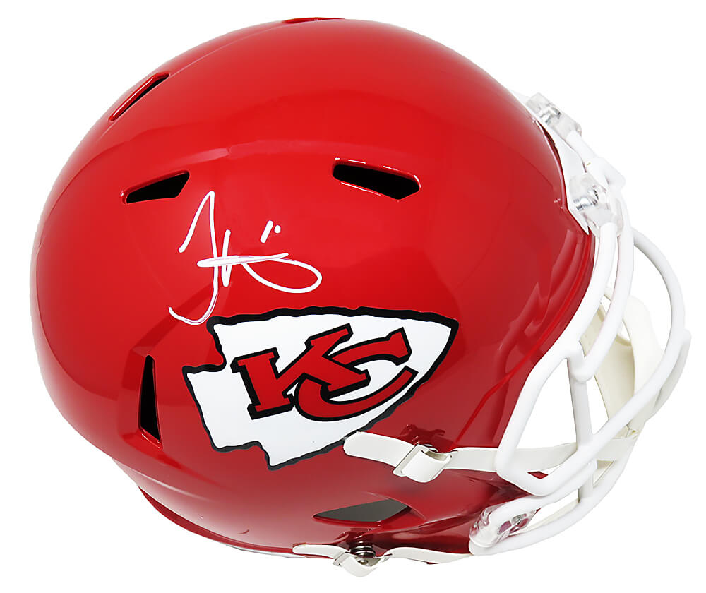 Tyreek Hill Signed Kansas  City Chiefs Riddell Full Size Speed Replica Helmet - HILREP314 - Tyreek Hill Signed Kansas City Chiefs Riddell Full Size Speed Replica Helmet product image