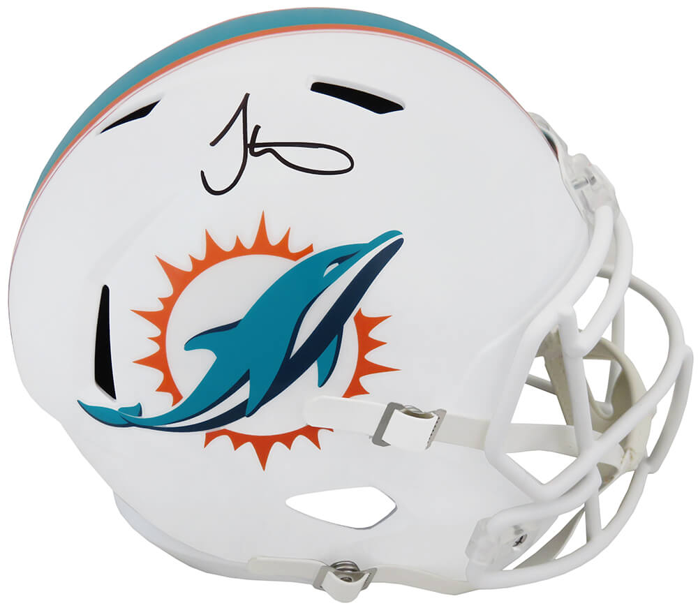 Tyreek Hill Signed Miami Dolphins Riddell Full Size Speed Replica Helmet - HILREP318 - Tyreek Hill Signed Miami Dolphins Riddell Full Size Speed Replica Helmet product image