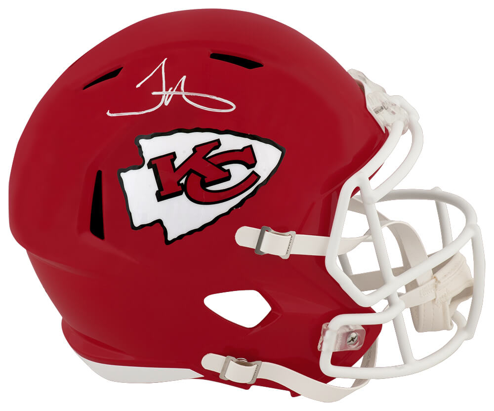 Tyreek Hill Signed KC Chiefs Riddell Full Size Speed Replica Helmet - HILREP325 - Tyreek Hill Signed KC Chiefs Riddell Full Size Speed Replica Helmet product image