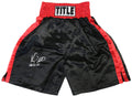 Virgil Hill Signed Title Black With Red Trim Boxing Trunks w/HOF'13 - HILTRU501 - Virgil Hill Signed Title Black With Red Trim Boxing Trunks w/HOF'13 product image