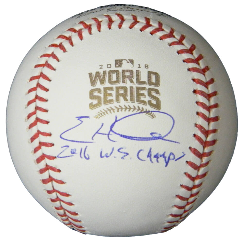 Eric Hinske Signed Rawlings Official 2016 World Series Baseball w/2016 WS Champs - HINBSB100 - Eric Hinske Signed Rawlings Official 2016 World Series Baseball w/2016 WS Champs product image