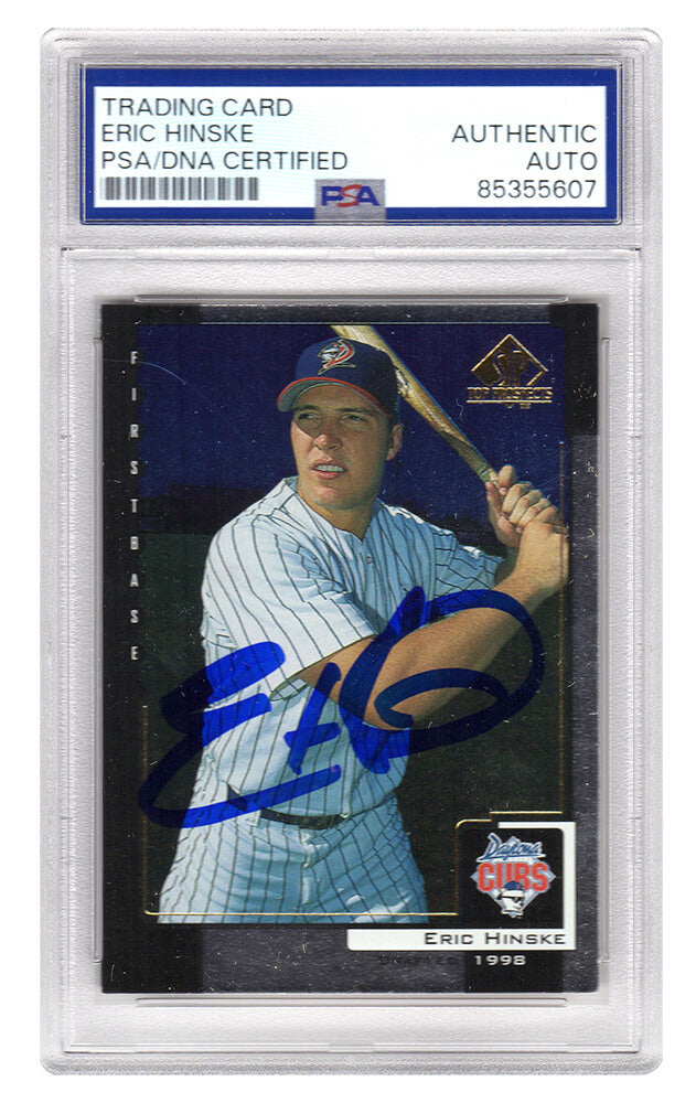 Eric Hinske Signed 2000 Upper Deck SP Rookie Baseball Card #45 - (PSA Encapsulated) - HINCAR108 - Eric Hinske Signed 2000 Upper Deck SP Rookie Baseball Card #45 - (PSA Encapsulated) product image