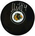 Niklas Hjalmarsson Signed Chicago Blackhawks Logo Hockey Puck - HJAPUC404 - Niklas Hjalmarsson Signed Chicago Blackhawks Logo Hockey Puck product image
