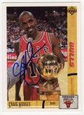 Craig Hodges Signed Chicago Bulls 1991 Upper Deck Basketball Trading Card #148 - HODCAR201 - Craig Hodges Signed Chicago Bulls 1991 Upper Deck Basketball Trading Card #148 product image