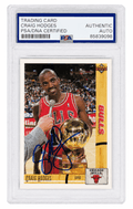 Craig Hodges Signed Chicago Bulls 1991 Upper Deck Basketball Trading Card #148 - (PSA Encapsulated) - HODCAR202 - Craig Hodges Signed Chicago Bulls 1991 Upper Deck Basketball Trading Card #148 - (PSA Encapsulated) product image