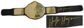 Hulk Hogan Signed WWE World Championship Replica Belt - HOGBLT500 - Hulk Hogan Signed WWE World Championship Replica Belt product image