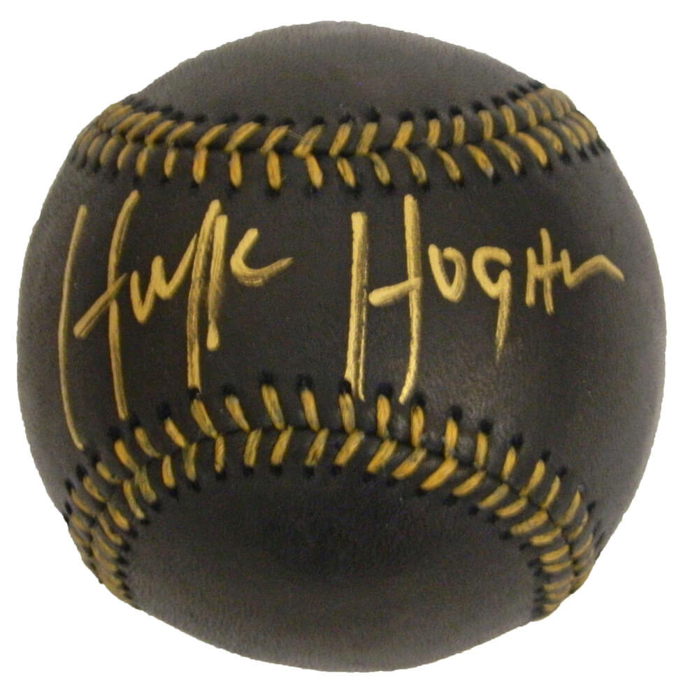 Hulk Hogan Signed Rawlings Black MLB Baseball - HOGBSB500 - Hulk Hogan Signed Rawlings Black MLB Baseball product image