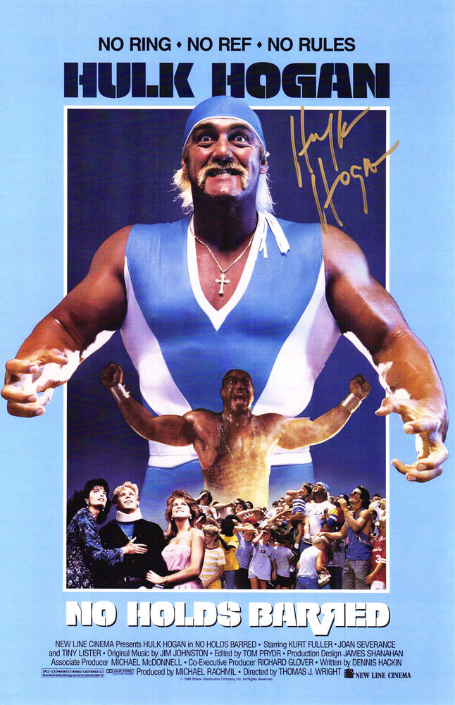 Hulk Hogan Signed No Holds Barred 11x17 Poster - HOGPST503 - Hulk Hogan Signed No Holds Barred 11x17 Poster product image